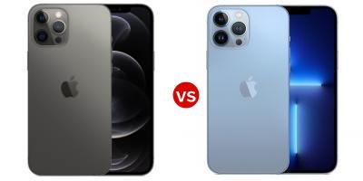 Compare Apple iPhone 12 Pro Max vs Apple iPhone 13 Pro Max