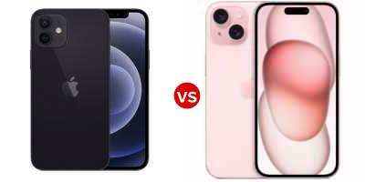 Compare Apple iPhone 12 vs Apple iPhone 15