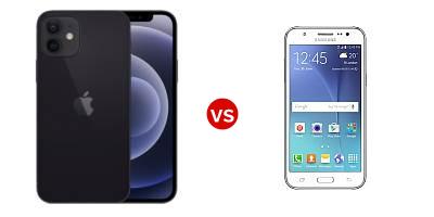 Compare Apple iPhone 12 vs Samsung Galaxy J5