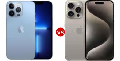 Compare Apple iPhone 13 Pro vs Apple iPhone 15 Pro