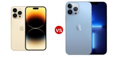 Compare Apple iPhone 14 Pro Max vs Apple iPhone 13 Pro Max