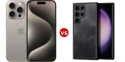 Compare Apple iPhone 15 Pro vs Samsung Galaxy S24