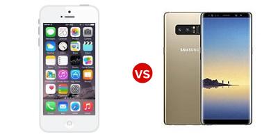 Compare Apple iPhone 5 vs Samsung Galaxy Note8