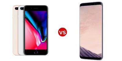 Compare Apple iPhone 8 Plus vs Samsung Galaxy S8+