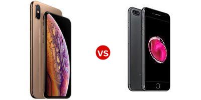 Compare Apple iPhone XS Max vs Apple iPhone 7 Plus