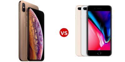 Compare Apple iPhone XS Max vs Apple iPhone 8 Plus