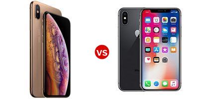 Porównanie Apple iPhone XS z Apple iPhone X