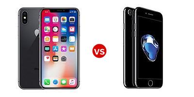 Compare Apple iPhone X vs Apple iPhone 7