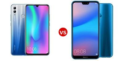 Compare Huawei Honor 10 Lite vs Huawei P20 lite