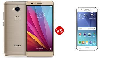 Compare Huawei Honor 5X vs Samsung Galaxy J5