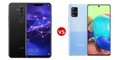 Compare Huawei Mate 20 lite vs Samsung Galaxy A71 5G UW