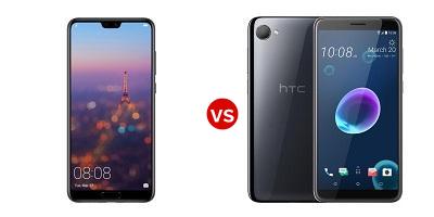 Compare Huawei P20 Pro vs HTC Desire 12