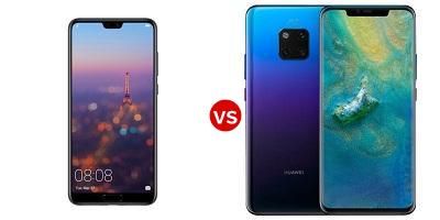 Compare Huawei P20 Pro vs Huawei Mate 20 Pro