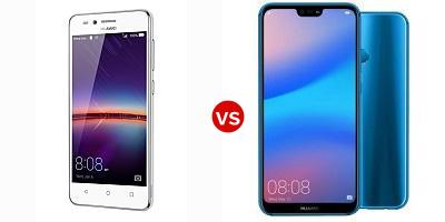 Compare Huawei Y3II vs Huawei P20 lite