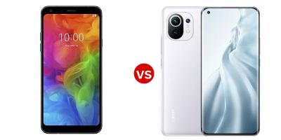 Compare LG Q7 vs Xiaomi Mi 11