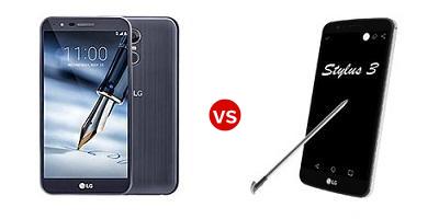 Compare LG Stylo 3 Plus vs LG Stylus 3