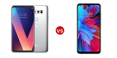 Compare LG V30 vs Xiaomi Redmi Note 7