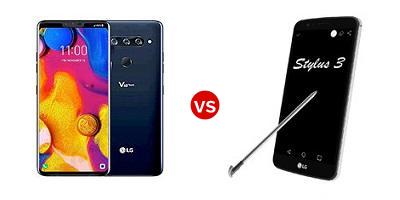 Compare LG V40 ThinQ vs LG Stylus 3