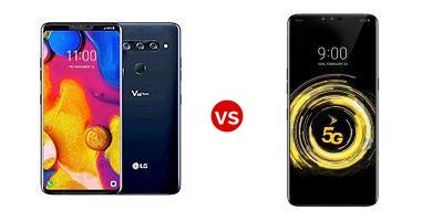 Compare LG V40 ThinQ vs LG V50S ThinQ 5G