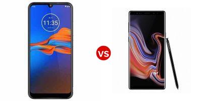 Compare Motorola Moto E6s (2020) vs Samsung Galaxy Note9