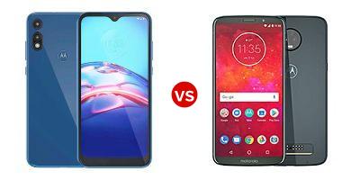 Compare Motorola Moto E (2020) vs Motorola Moto Z3
