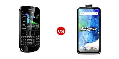 Compare Nokia E6 vs Energizer Ultimate U630S Pop