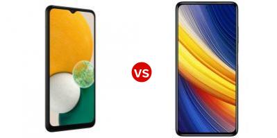 Compare Samsung Galaxy A13 5G vs Xiaomi Poco X3 Pro
