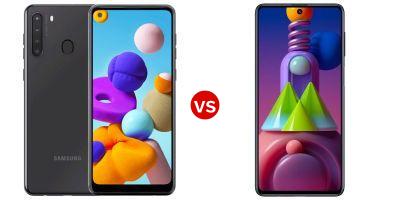 Compare Samsung Galaxy A21s vs Samsung Galaxy M51
