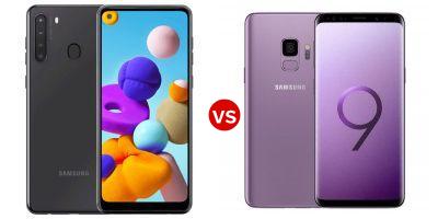 Compare Samsung Galaxy A21s vs Samsung Galaxy S9