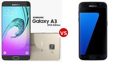 Compare Samsung Galaxy A3 (2016) vs Samsung Galaxy S7 edge
