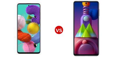 Compare Samsung Galaxy A51 vs Samsung Galaxy M51