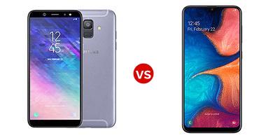 Compare Samsung Galaxy A6 (2018) vs Samsung Galaxy A20e