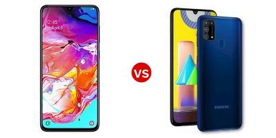 Compare Samsung Galaxy A70 vs Samsung Galaxy M31
