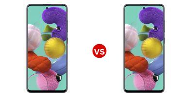 Compare Samsung Galaxy A71 vs Samsung Galaxy A71