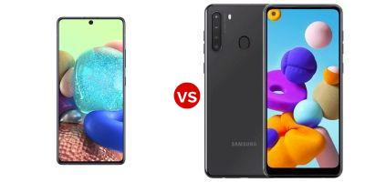 Compare Samsung Galaxy A Quantum vs Samsung Galaxy A21s