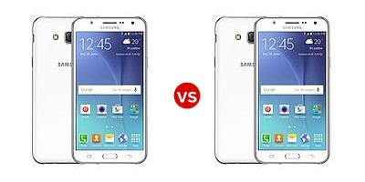 Compare Samsung Galaxy J7 vs Samsung Galaxy J7