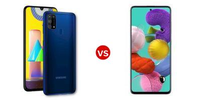 Compare Samsung Galaxy M31 vs Samsung Galaxy A51