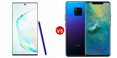 Compare Samsung Galaxy Note10+ vs Huawei Mate 20 Pro