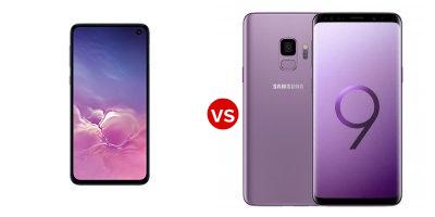 Compare Samsung Galaxy S10e vs Samsung Galaxy S9