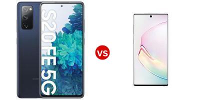 Compare Samsung Galaxy S20 FE 5G vs Samsung Galaxy Note10 5G