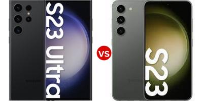Compare Samsung Galaxy S23 Ultra vs Samsung Galaxy S23
