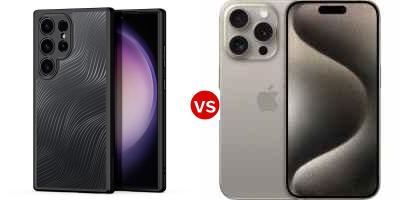 Compare Samsung Galaxy S24 vs Apple iPhone 15 Pro