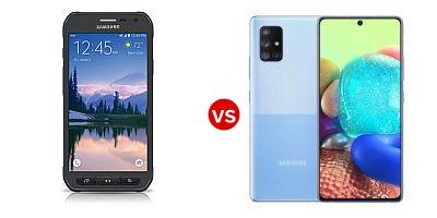Compare Samsung Galaxy S6 active vs Samsung Galaxy A71 5G UW
