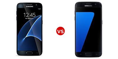 Compare Samsung Galaxy S7 vs Samsung Galaxy S7 edge