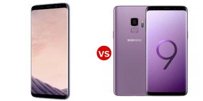 Compare Samsung Galaxy S8+ vs Samsung Galaxy S9