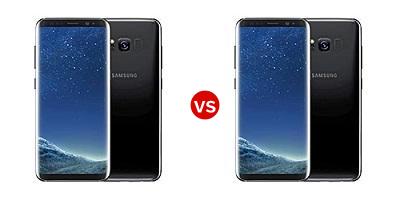 Compare Samsung Galaxy S8 vs Samsung Galaxy S8