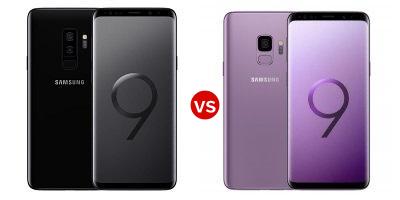 Compare Samsung Galaxy S9+ vs Samsung Galaxy S9