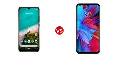 Compare Xiaomi Mi A3 vs Xiaomi Redmi Note 7