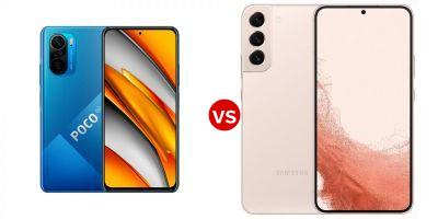 Compare Xiaomi Poco F3 vs Samsung Galaxy S22+ 5G