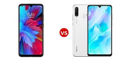 Compare Xiaomi Redmi 7 vs Huawei P30 lite
